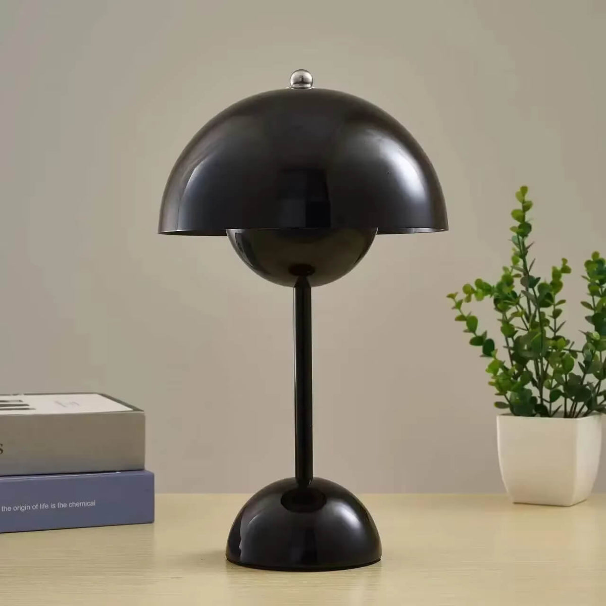 Flowerbud Retroinspirerad LED-bordslampa Uppladdningsbar
