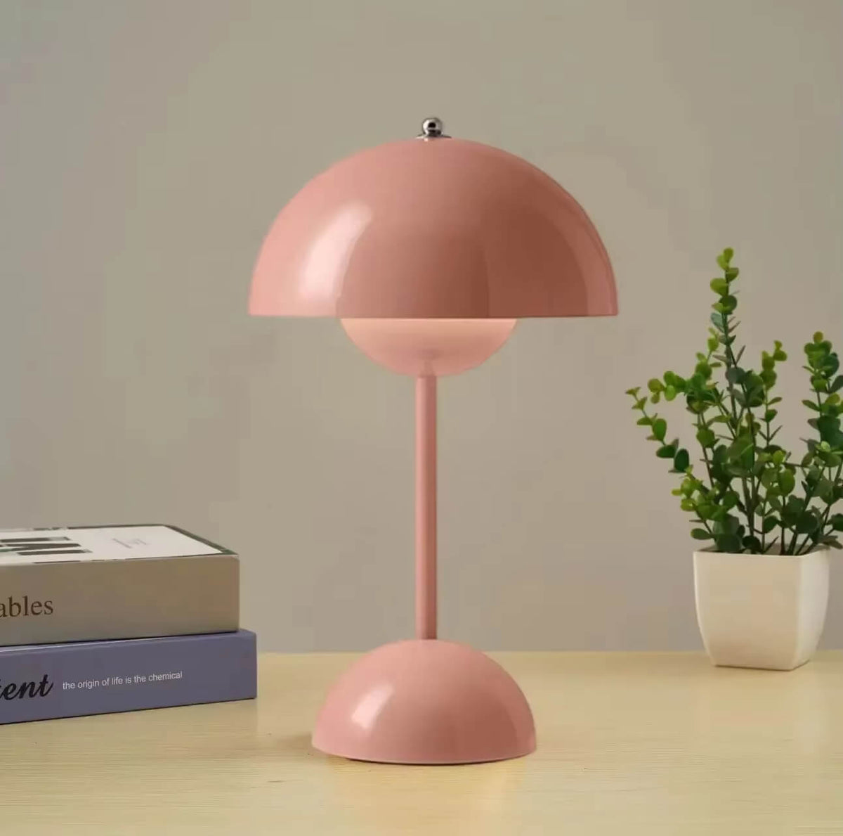 Flowerbud Retroinspirerad LED-bordslampa Uppladdningsbar