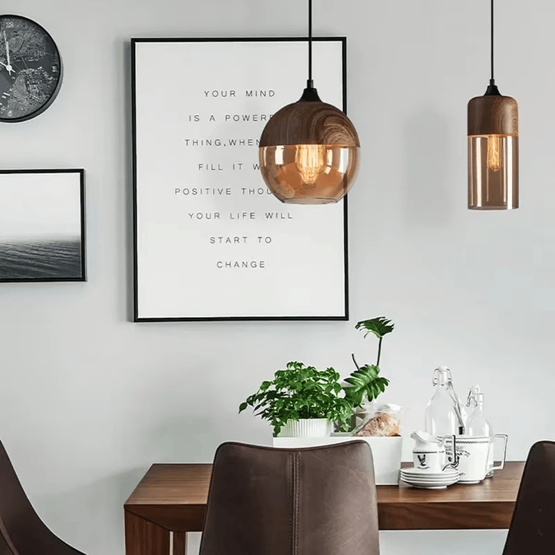 Nordic Wood Taklampa i Trä Design